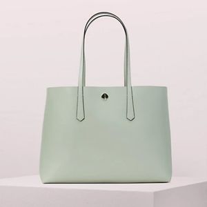 Kate Spade Pistachio Green Large Molly Tote Bag